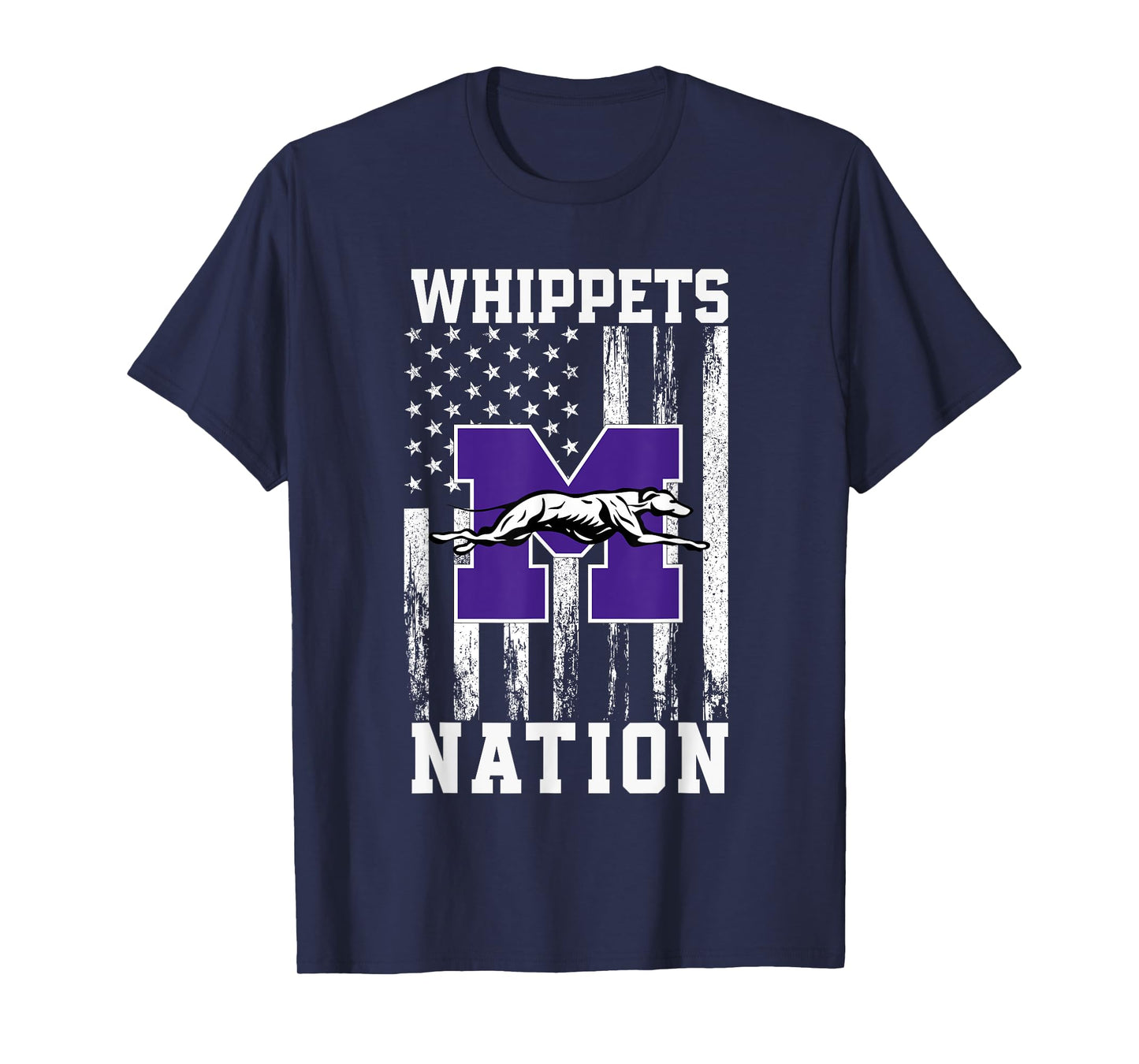 Minden Whippets Logo Nation HS T-Shirt