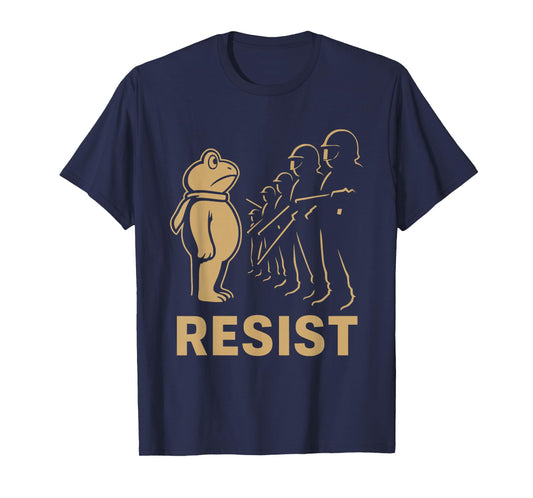 Vintage Portland 2025 Resist Portland Frog Protest Men Women T-Shirt