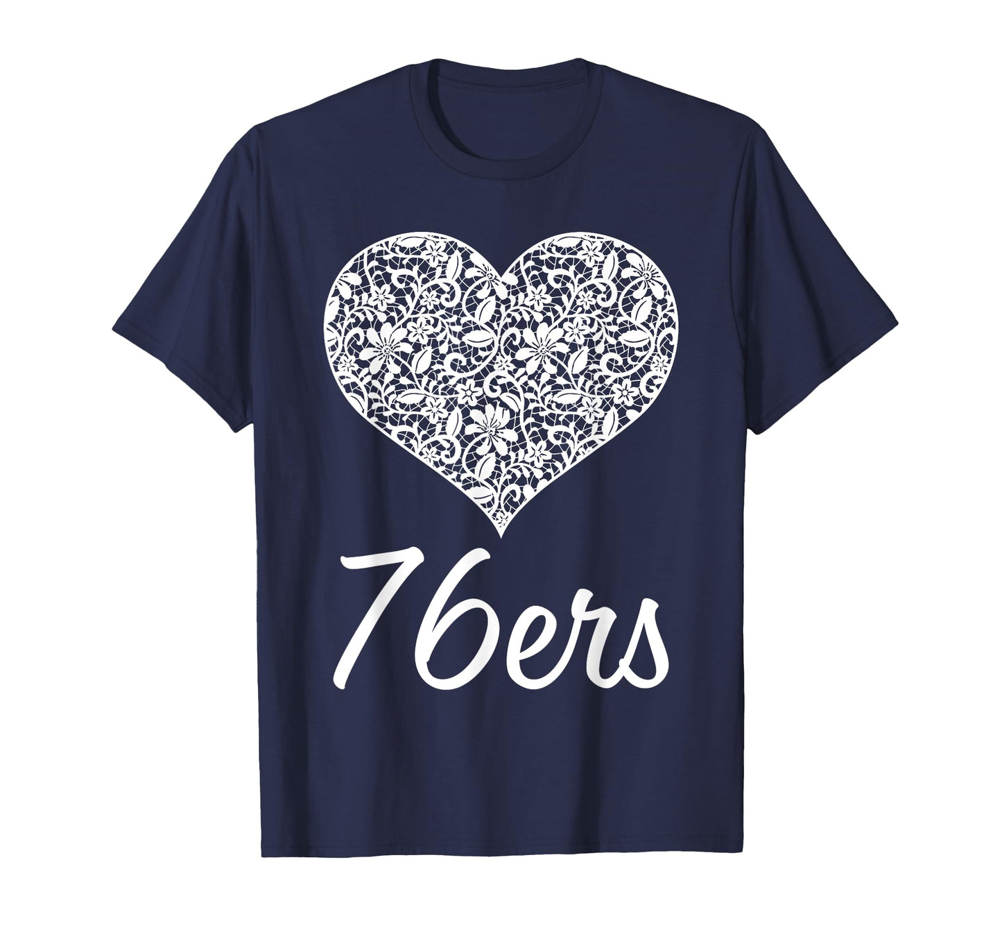 76Ers Independence Lace Heart HS T-Shirt