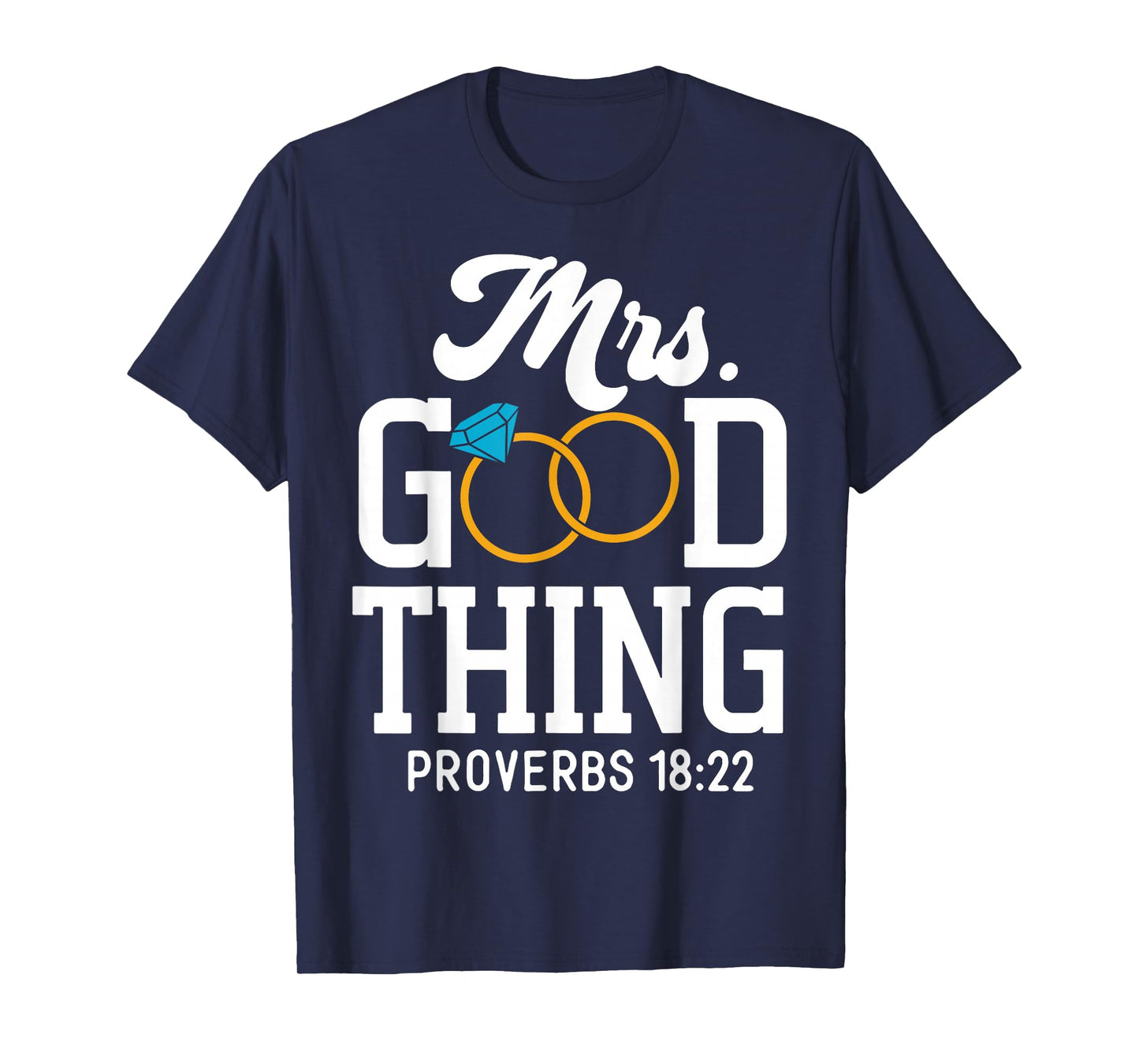 Funny Mrs Good Thing Christian T-Shirt - Unisex-Adults, Black, Small, Short Sleeve, Polycotton, Christian T-Shirt