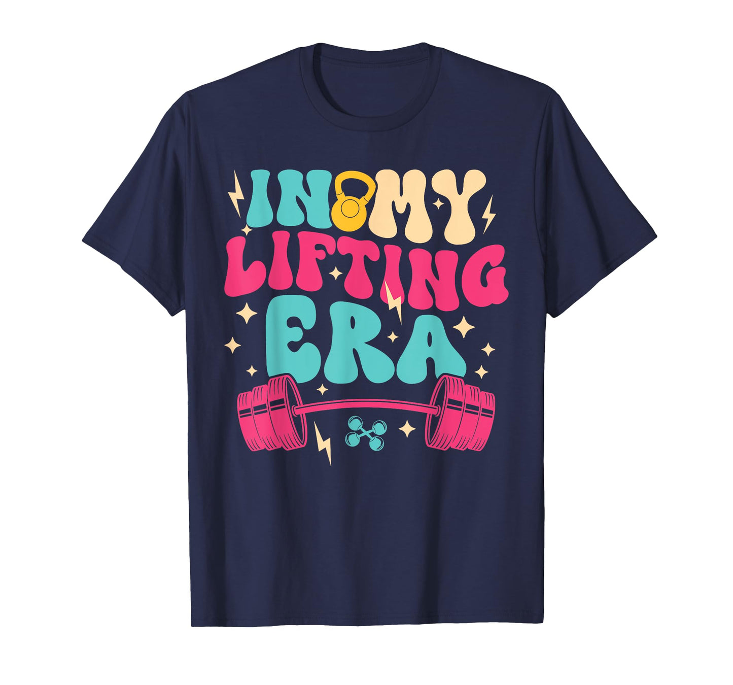 In My Lifting Era Groovy Squat Weight Gym Fitness Workout T-Shirt