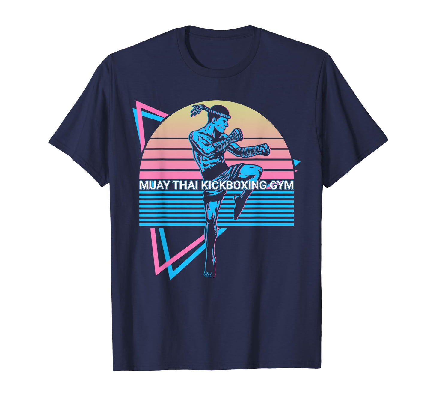 Muay Thai Kickboxing Retro Muay Thai Kickboxing Gym T-Shirt