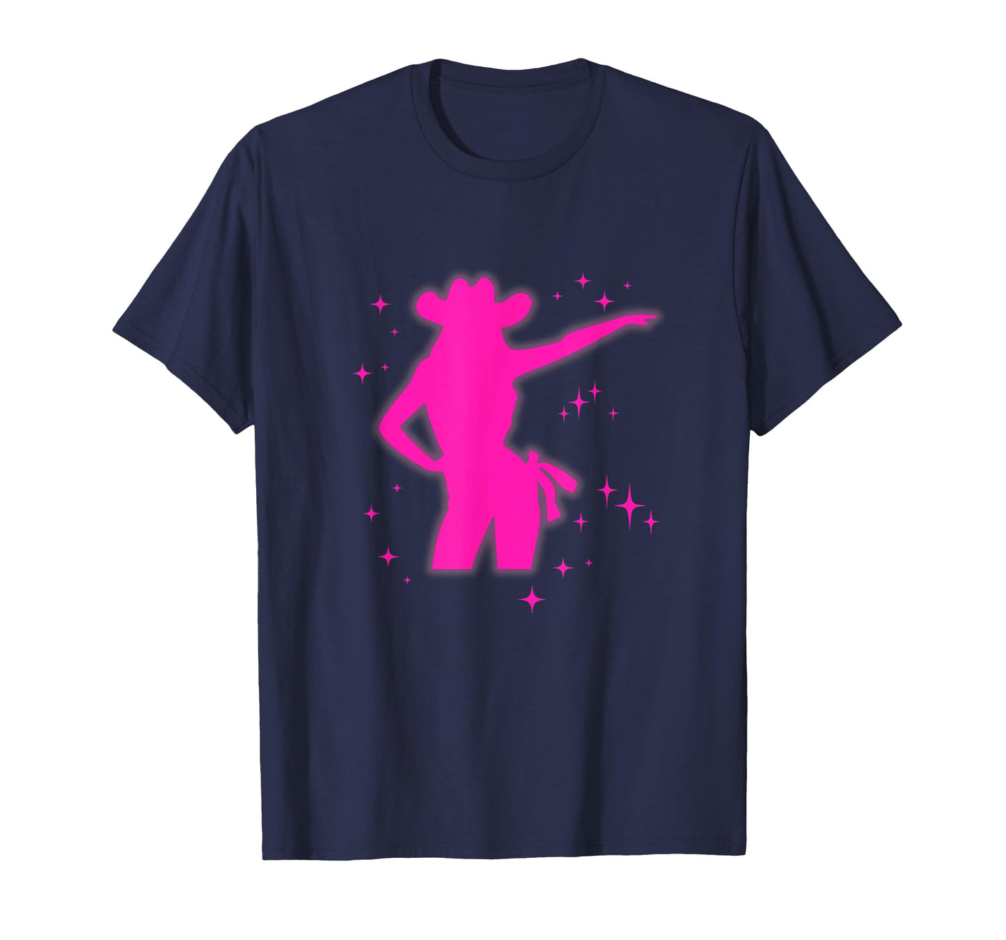 Pony and Heels Lover Pink Girls Clubs Disco Birthday Cowgirl T-Shirt