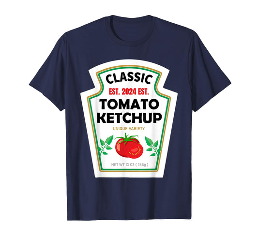 Red Ketchup DIY Costume Matching Couples Groups Halloween T-Shirt