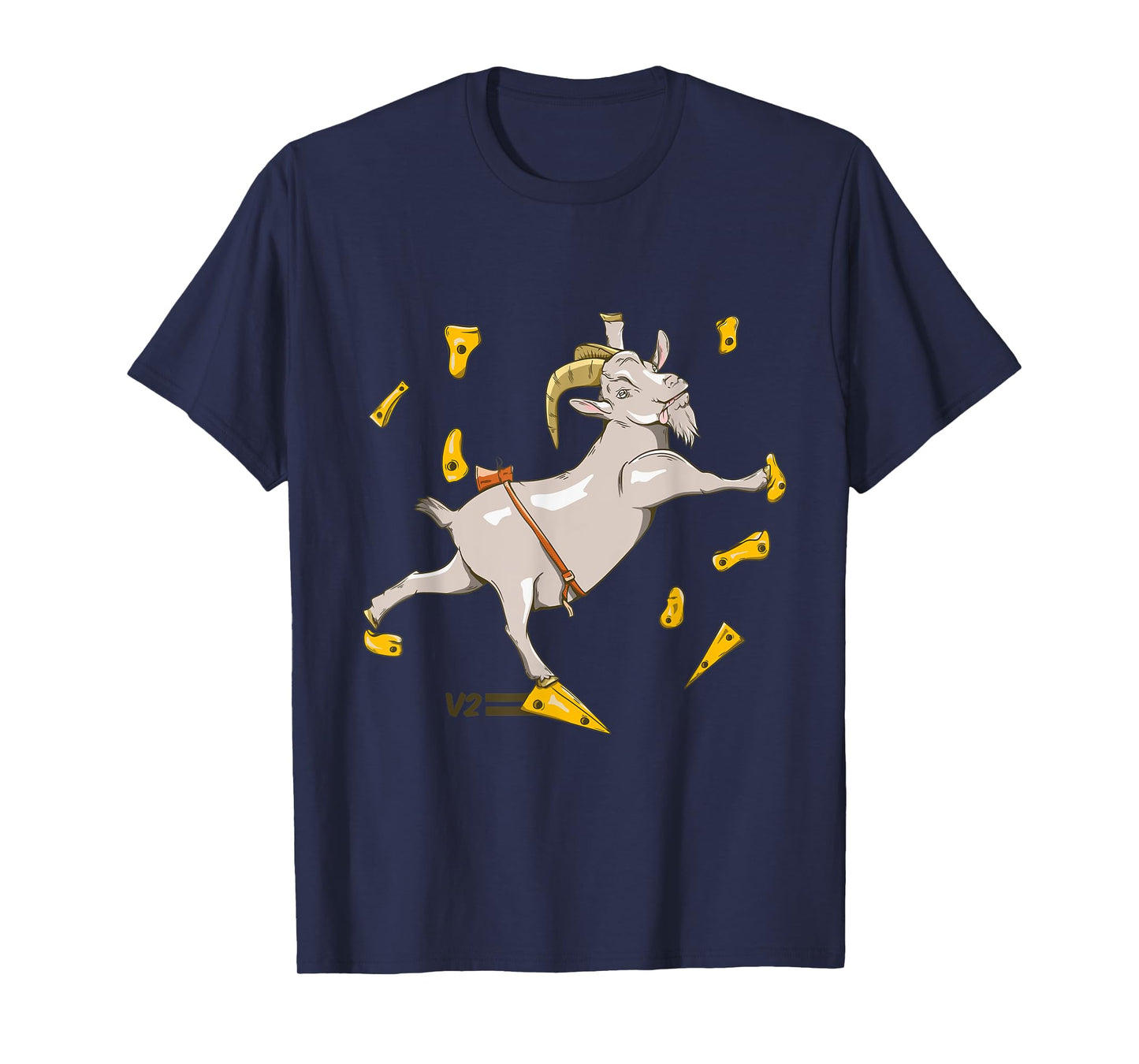 Goat bouldering gym rock climbing T-Shirt
