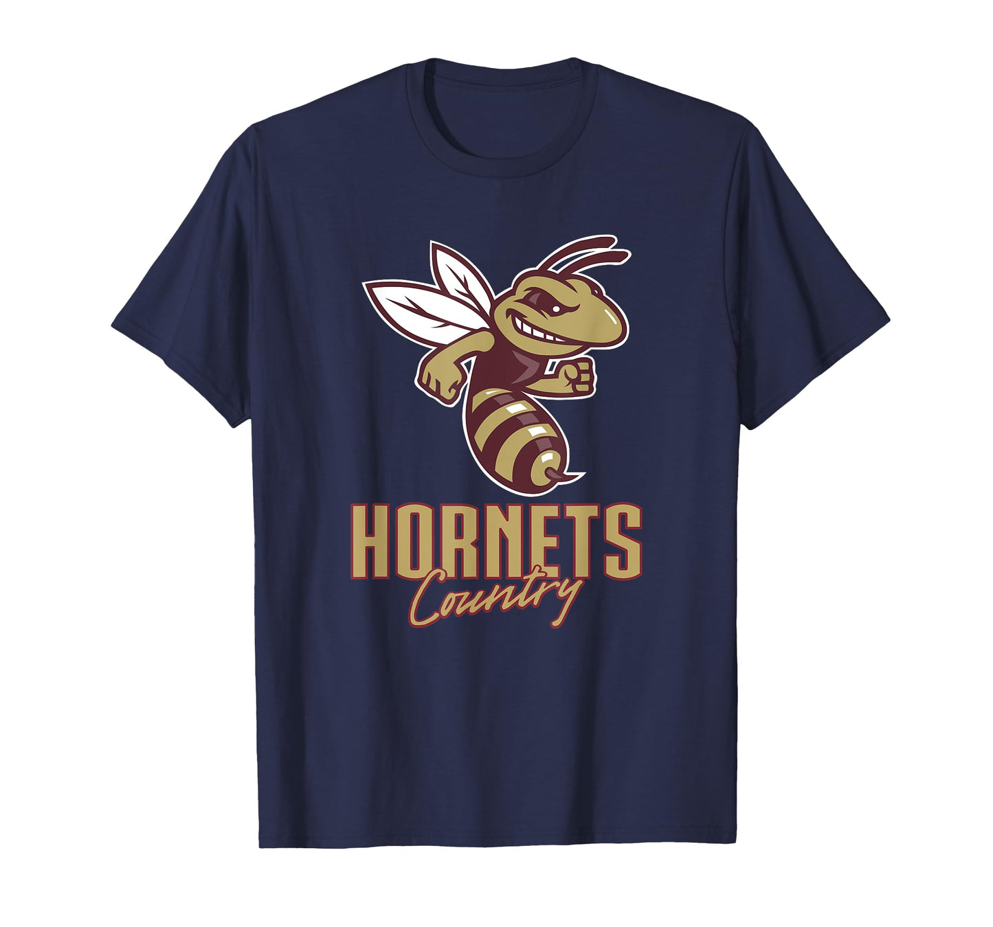 Licking Heights Hornets Logo Country HS T-Shirt