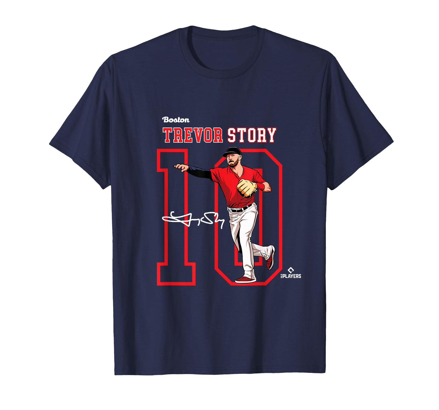 Trevor Story | Boston Baseball Players | MLBTSY3004 T-Shirt