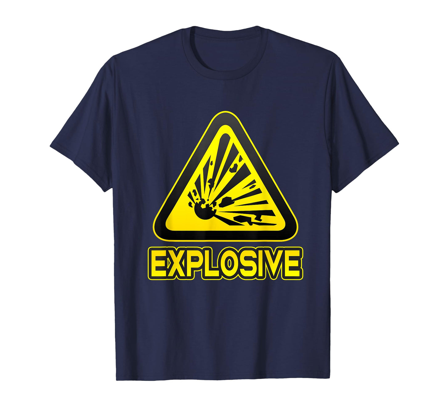 Explosive Funny Hazard Symbol Explosion Whim Fun T-Shirt