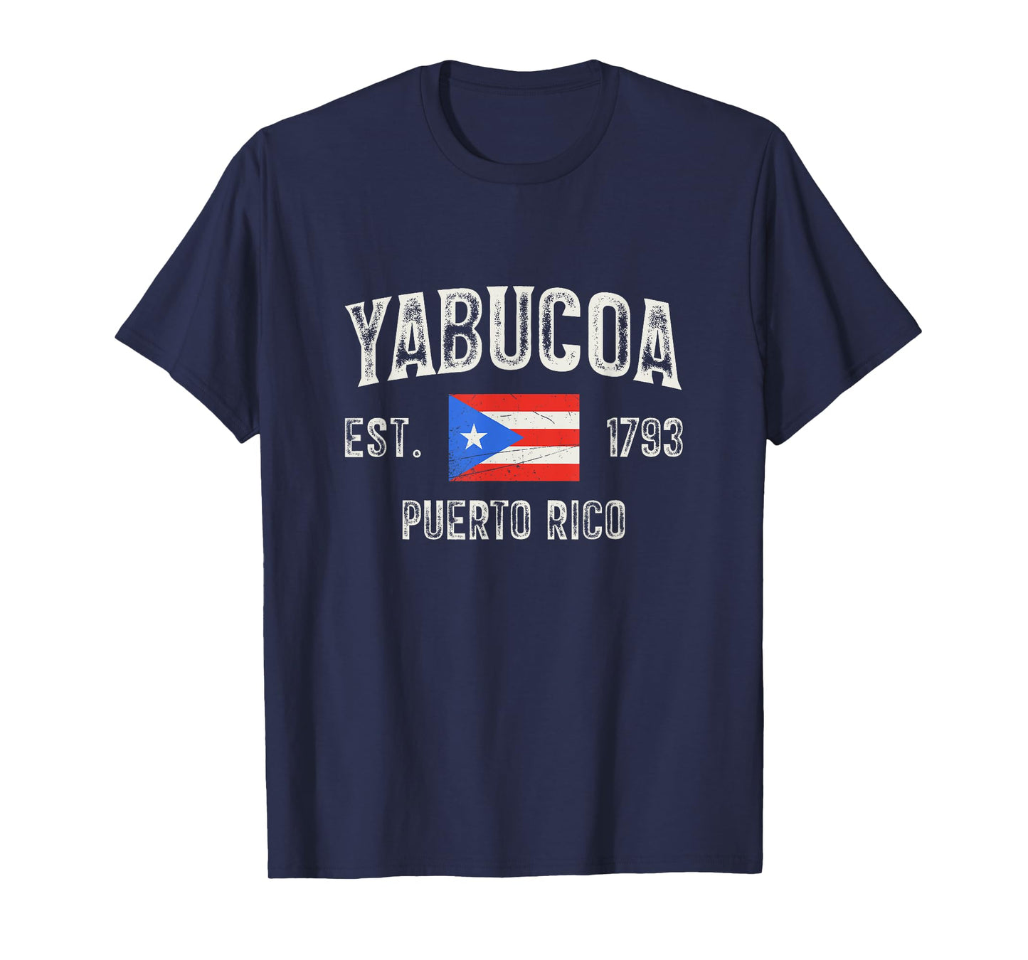 Yabucoa Puerto Rico 1793, Puerto Rico Flag T-Shirt