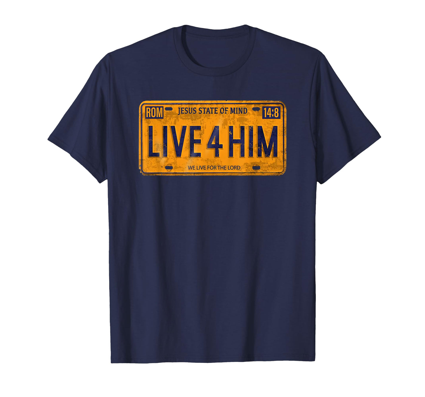 Jesus state of mind live 4 him we live for the lord T-Shirt