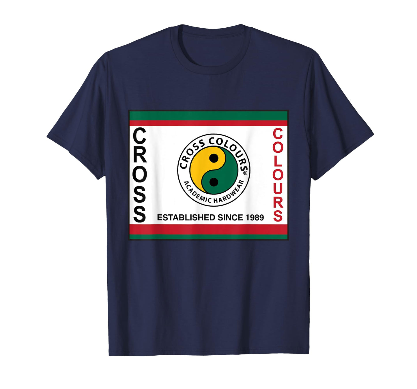 Yin Yang Label Logo | Retro Graphic 1990's Urban Vintage T-Shirt