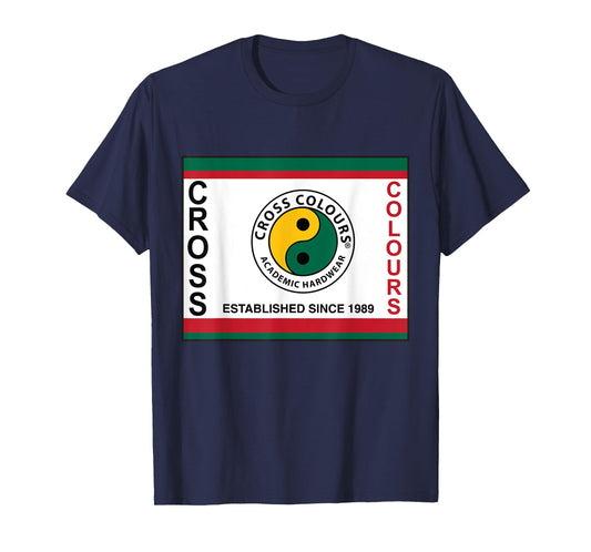 Yin Yang Label Logo | Retro Graphic 1990's Urban Vintage T-Shirt