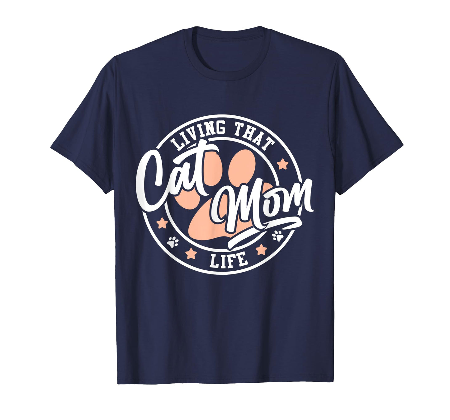 Women Cat Mom Cat Lover Cute Mother's Day Mama I Love My Cat T-Shirt