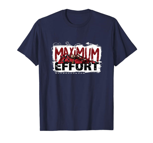 Marvel Deadpool & Wolverine Maximum Effort Split Logo T-Shirt