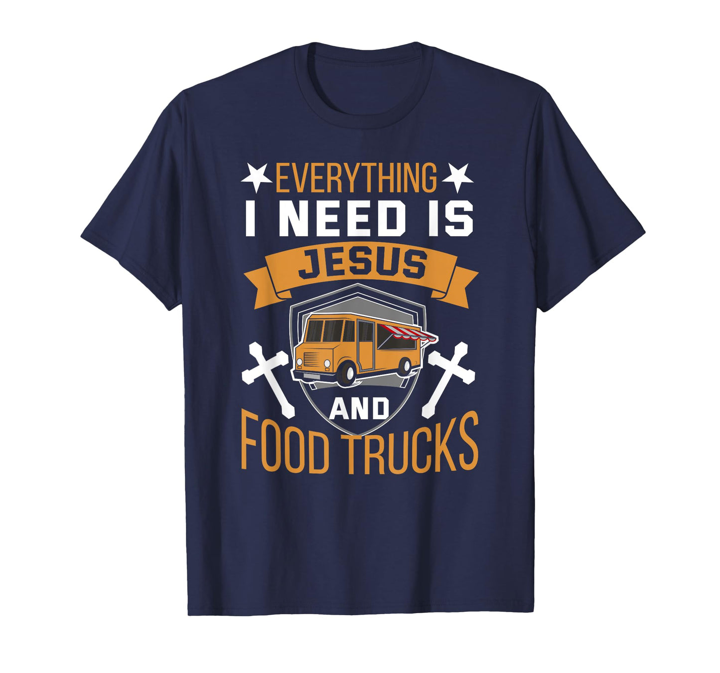 Christian Food Truck Shirt Religious Jesus Street Food T-Shirt