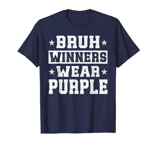 Spirit Week Winners Wear Purple Camp Team Game Color Sports T-Shirt