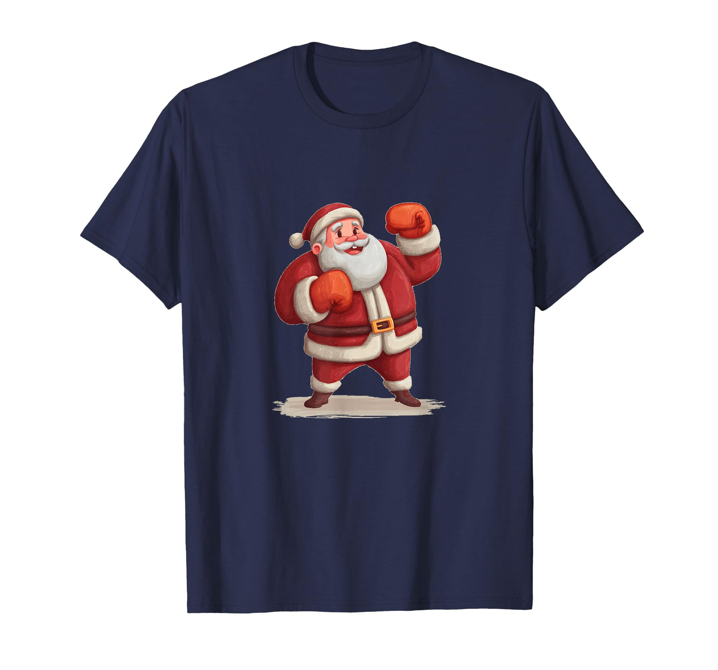 Cool Christmas with This Boxing Santa Claus Costume T-Shirt