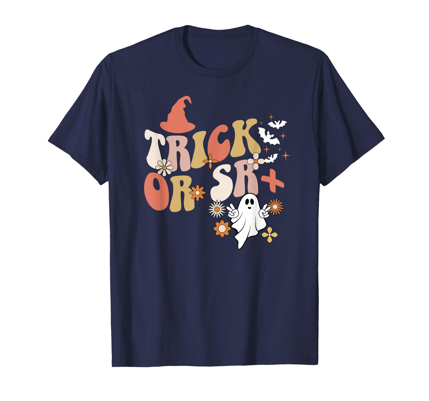 Trick Or SR+ Spooky ABA Therapist Halloween ABA Therapy T-Shirt