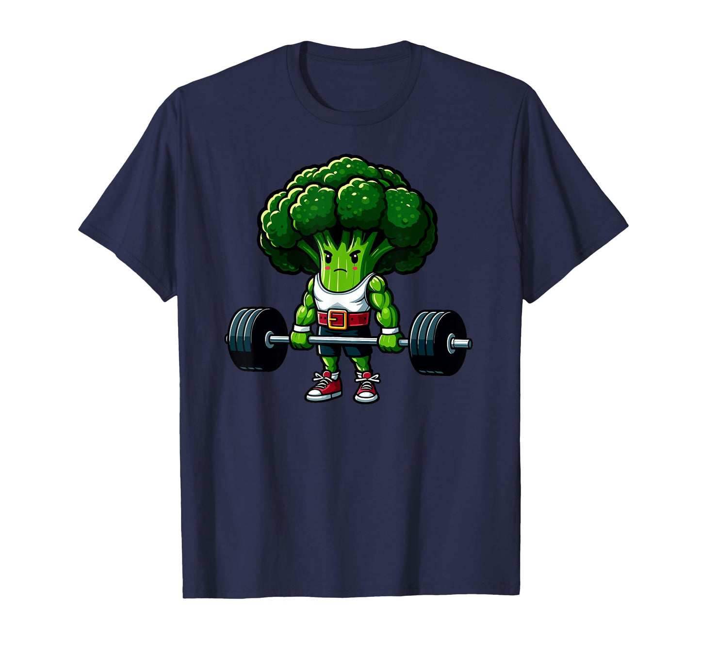 Broccoli Deadlift Weightlifting Gym Vegan Tee Powerlifting T-Shirt
