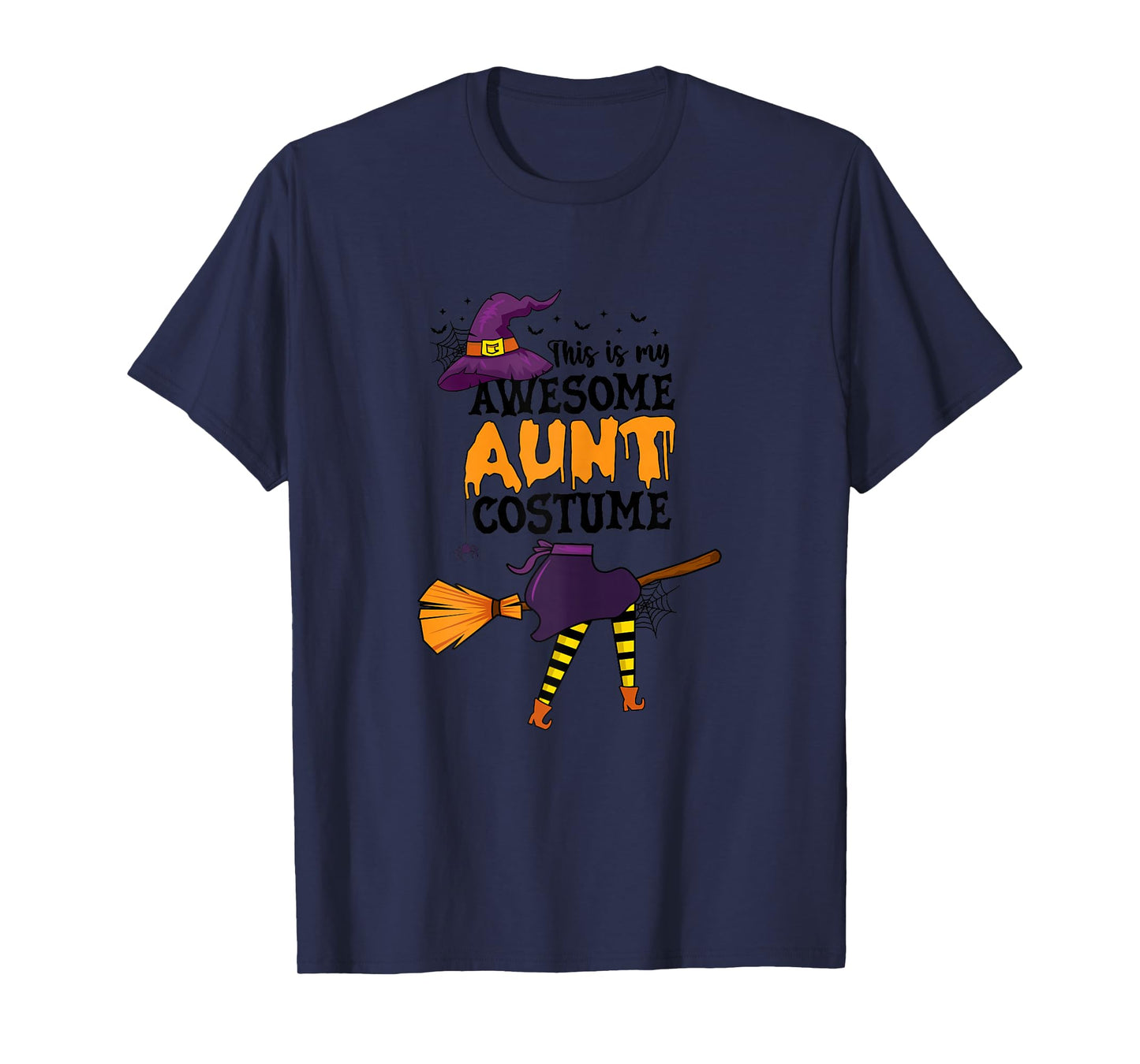 This is My Awesome Aunt Costume Halloween Funny Witch T-Shirt