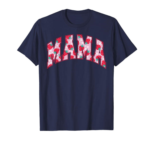 Mama Of The Berry First Birthday Strawberry Family Matching T-Shirt