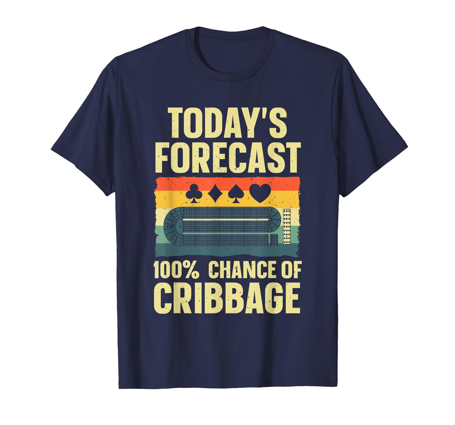 Funny Cribbage Design For Men Women Kids Card Game Cribbage T-Shirt