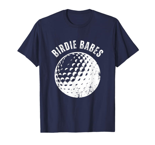 Birdie Babes Matching Funny Scramble Team Women's Golf T-Shirt