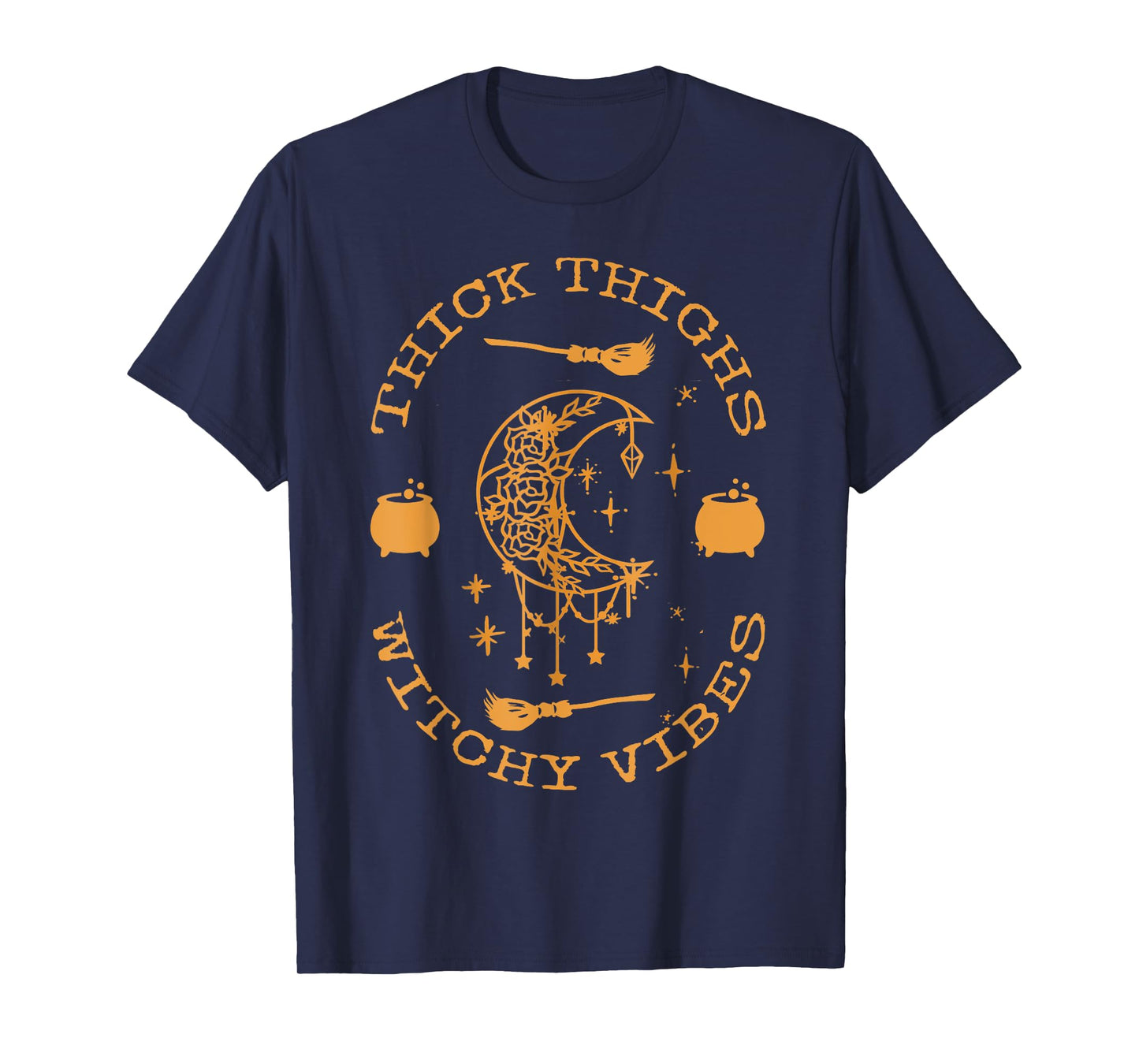 Thick thighs and spooky vibes, thick thighs and vibes T-Shirt