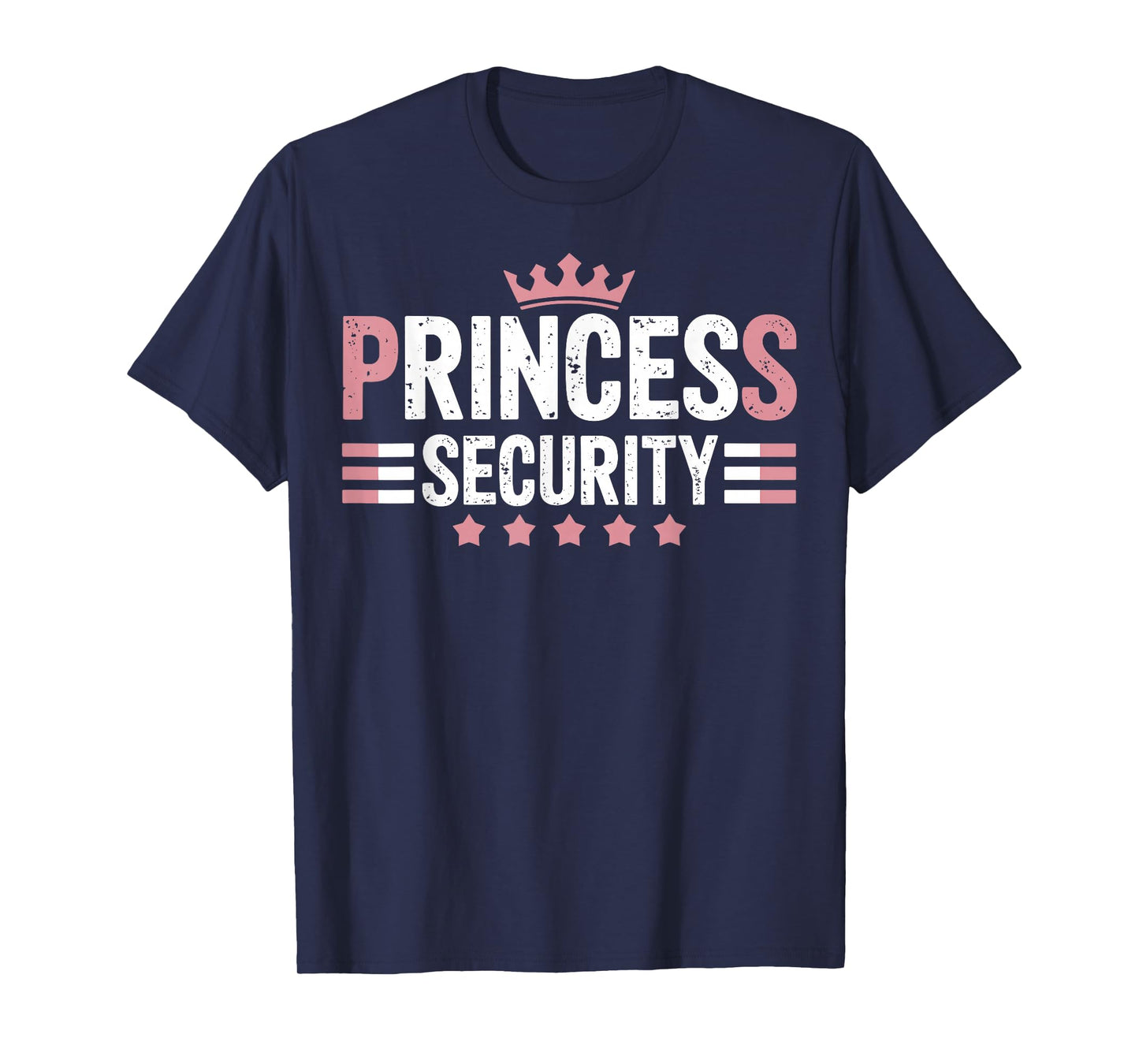 Princess Security Boys Big Brother Vintage Birthday Dad Mom T-Shirt