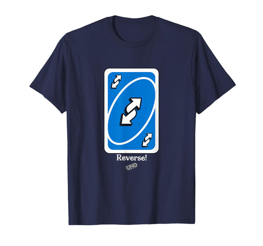 UNO - Blue Reverse Card T-Shirt