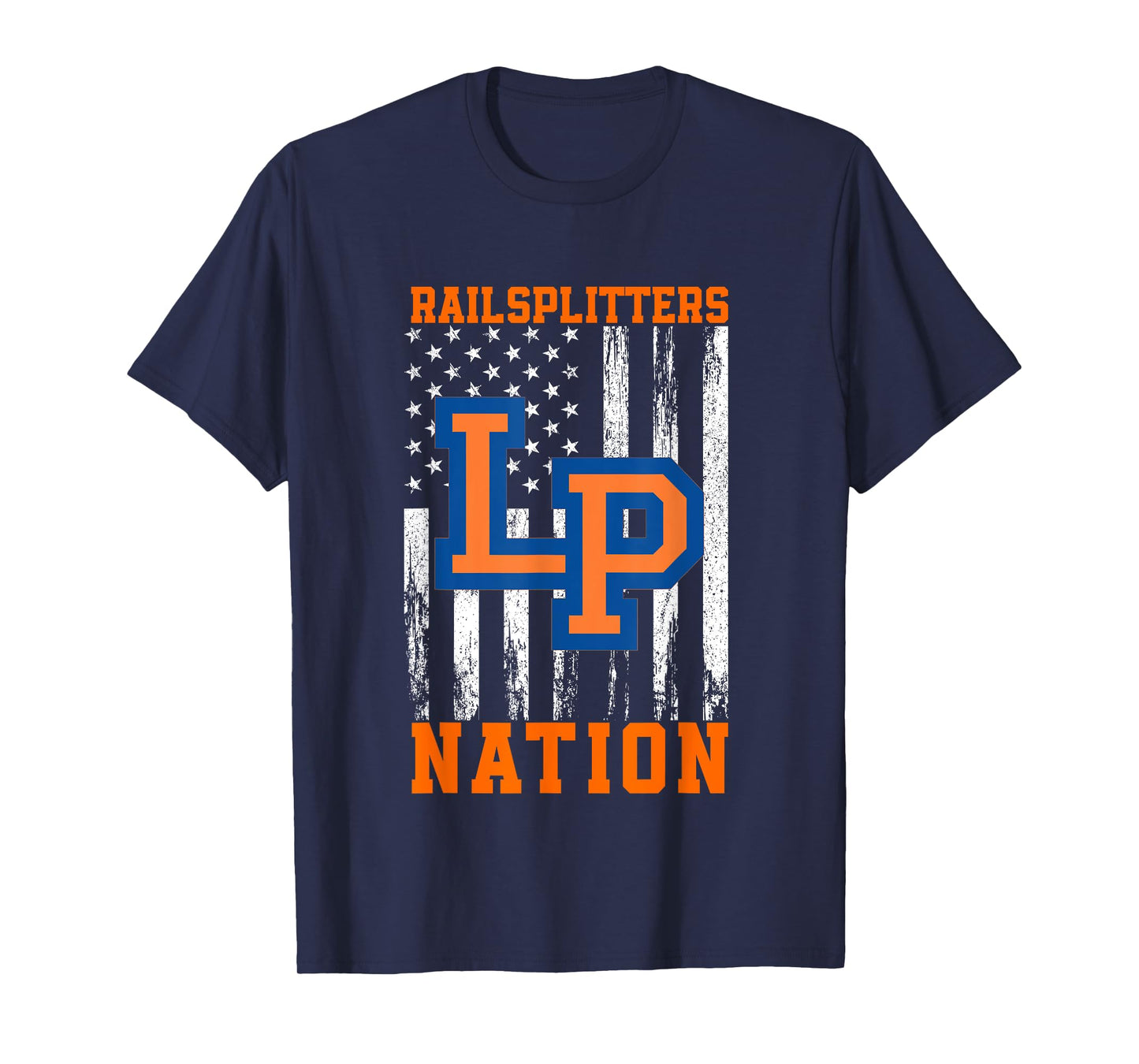 Lincoln Park Railsplitters Logo Nation HS T-Shirt