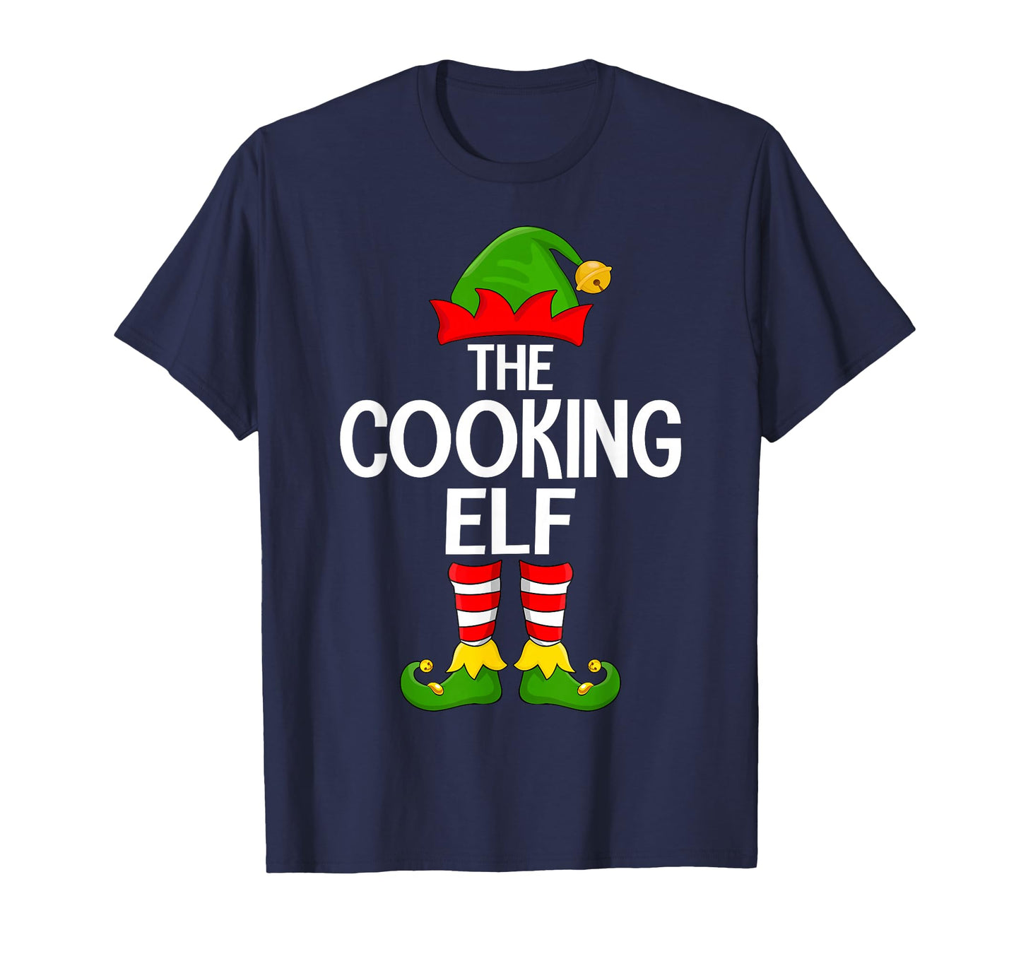 Cooking Elf Xmas Matching Family Elf Squad Christmas T-Shirt