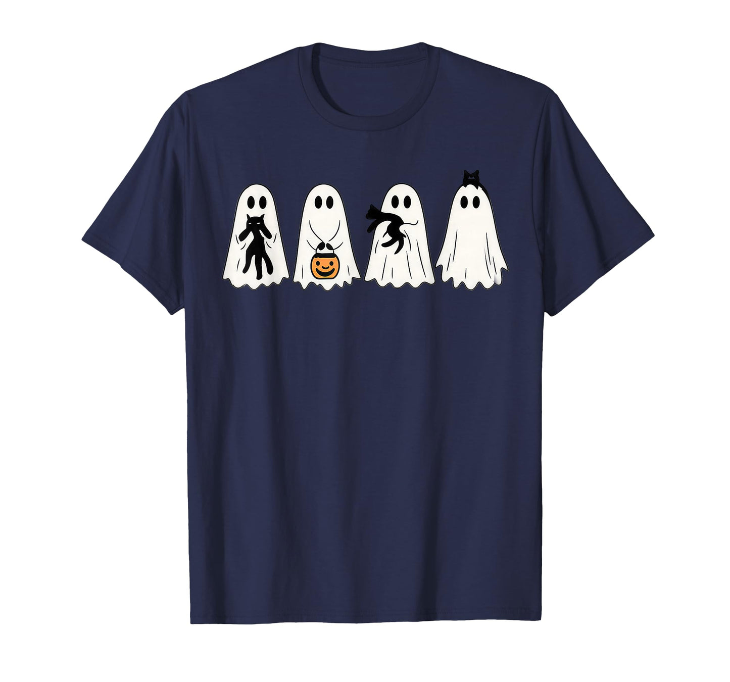 Cute Funny Wizard Cat Ghost Weird Kitten Cat Meme Halloween T-Shirt