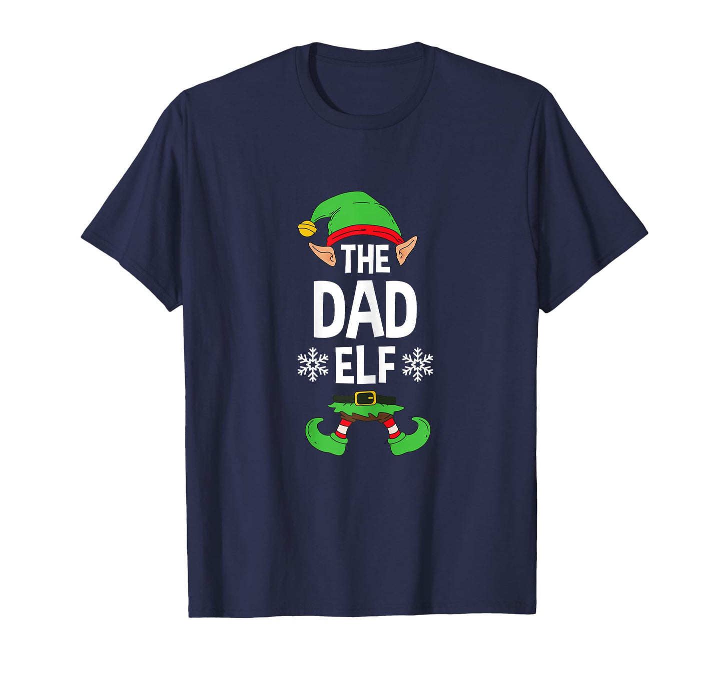The Dad Elf Party Family Group Matching X-Mas Father Saying T-Shirt