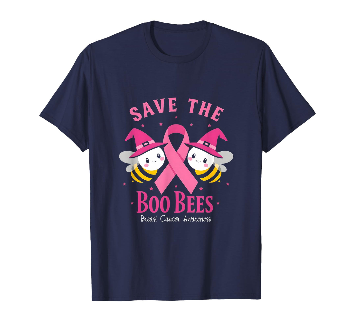 Save The Boo Bees Breast Cancer Awareness Cute Shirt T-Shirt