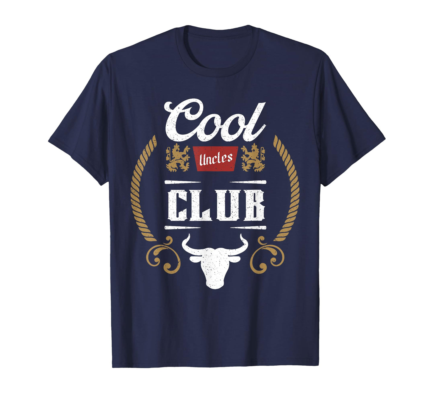 Mens Retro Cool Uncles Club Vintage Uncle Fathers Day T-Shirt