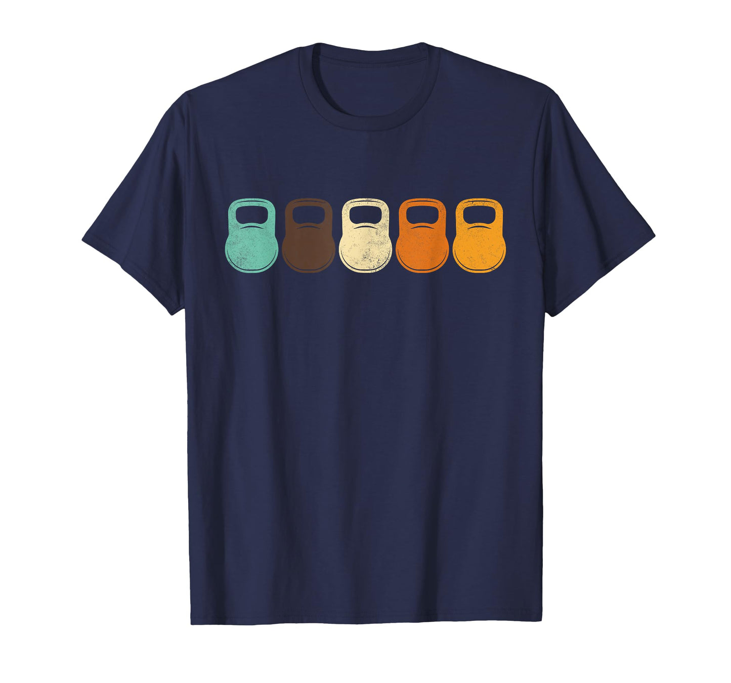 Retro Kettlebell Street Workout Weightlifting Weighttraining T-Shirt