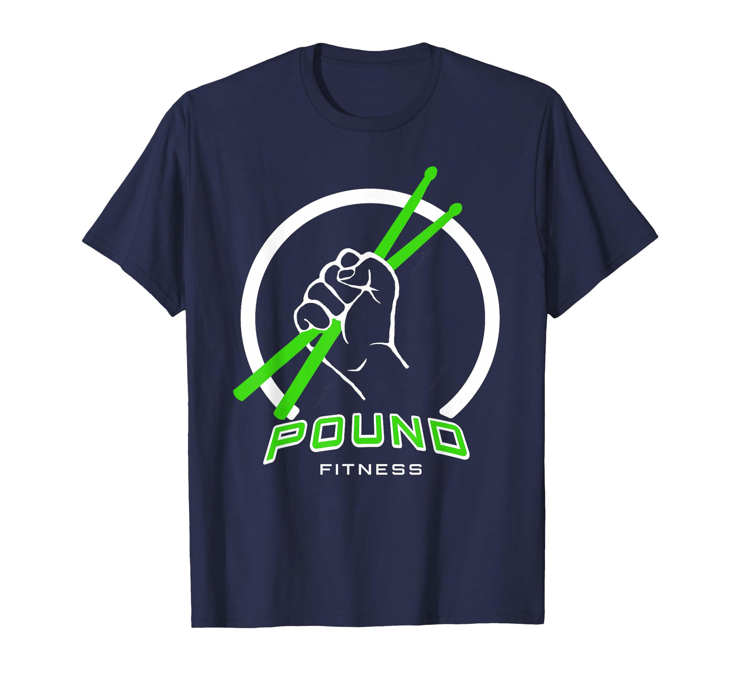 Pound Fitness with Drumsticks Graphic T-Shirt