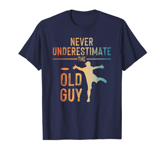 Disc Golf Art For Men Grandpa Disc Golfer Disc Golf Player T-Shirt