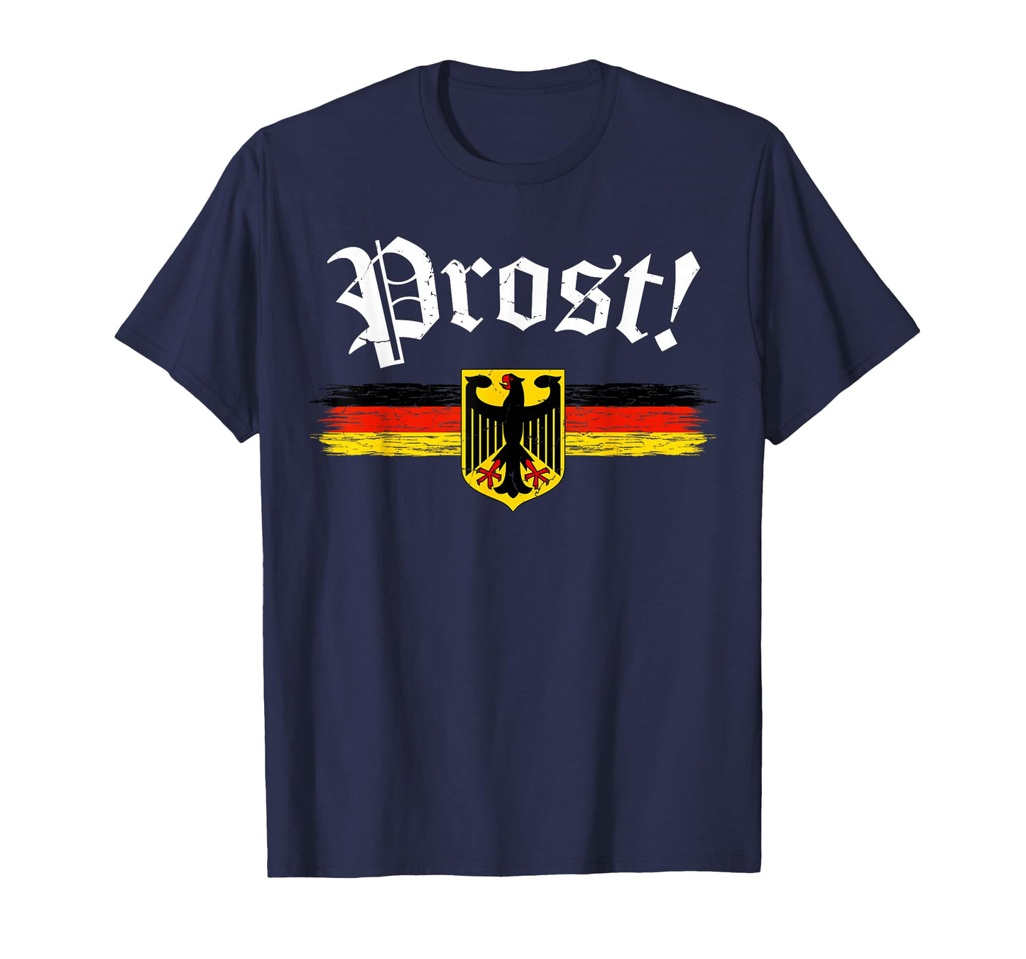 Oktoberfest Shirt For Men Women German Flag Prost Vintage T-Shirt