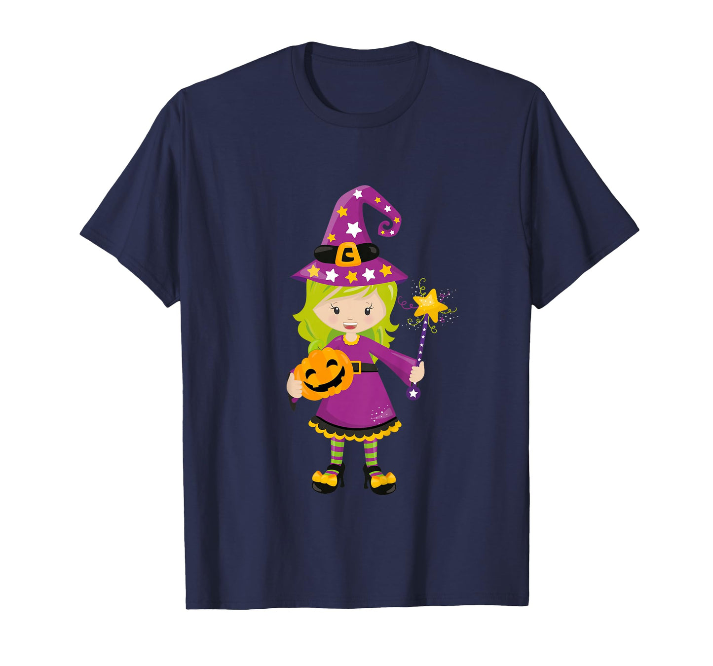 Girls Halloween Witch Shirt for Kids T-Shirt