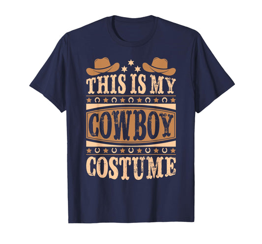 Cute Cowboy Western Cowboy Outfit Men Boy Kid Cowboy Costume T-Shirt