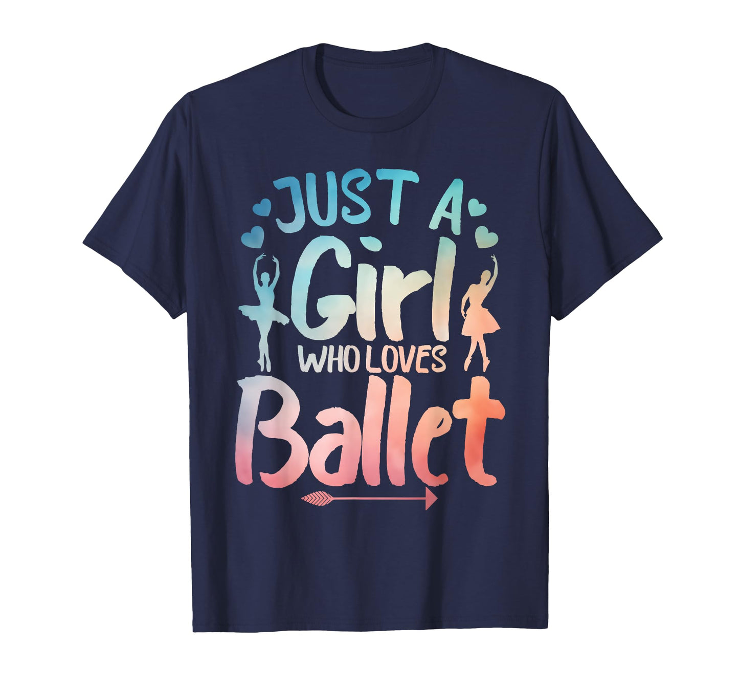 Funny Ballerina Design For Girls Women Ballet Dance Lovers T-Shirt
