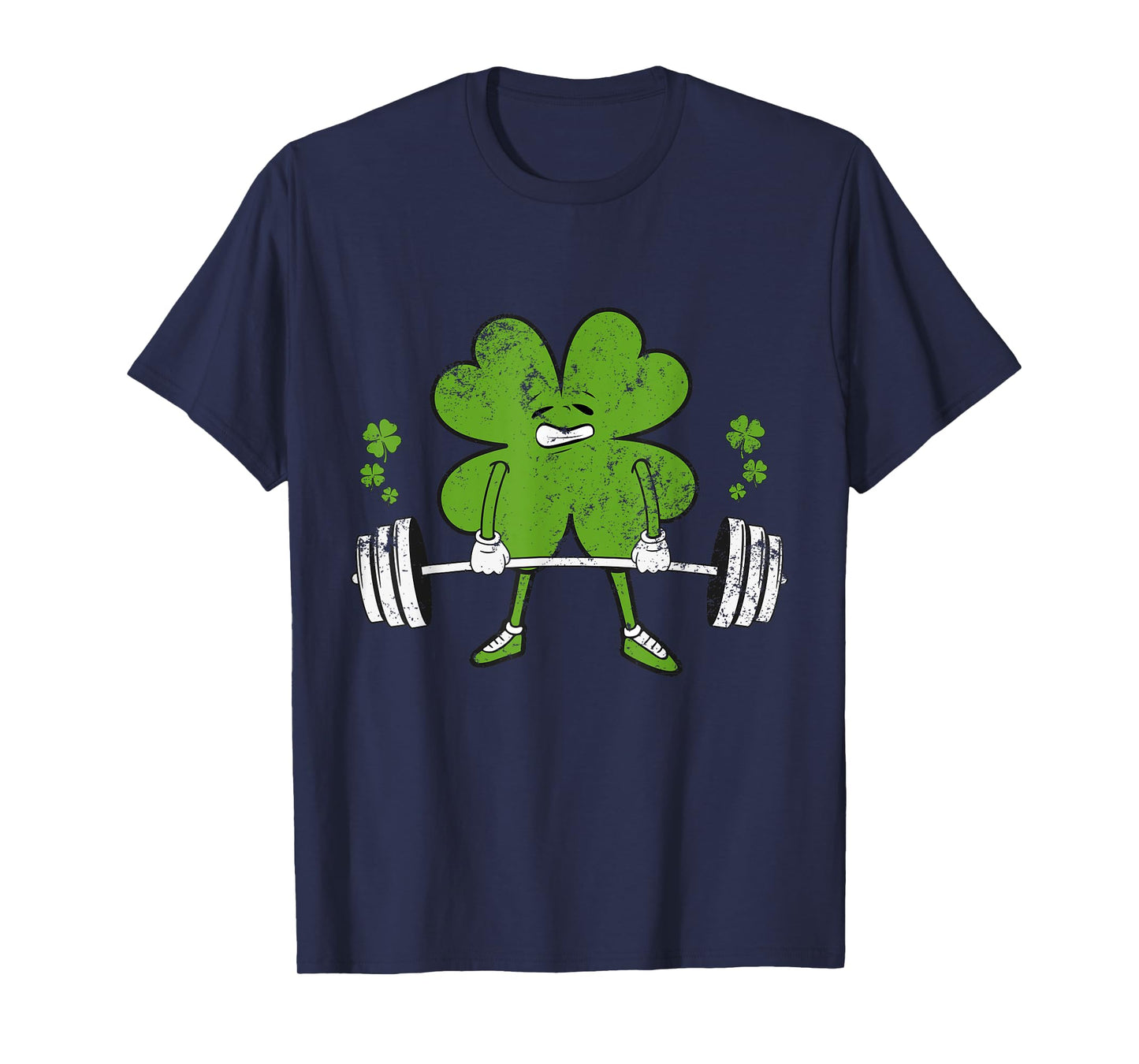 Lifting Shamrock St Patricks Day Fitness Gym Workout women T-Shirt