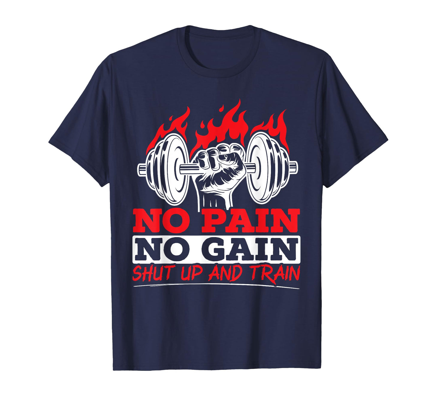 All Pain No Gains Gym Weightlifting Bodybuilding Fitness T-Shirt