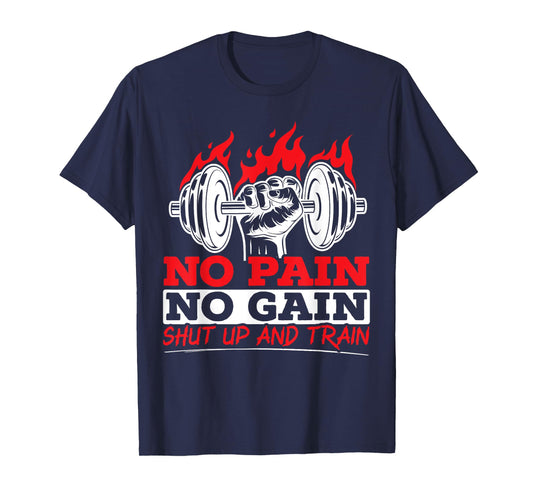 All Pain No Gains Gym Weightlifting Bodybuilding Fitness T-Shirt