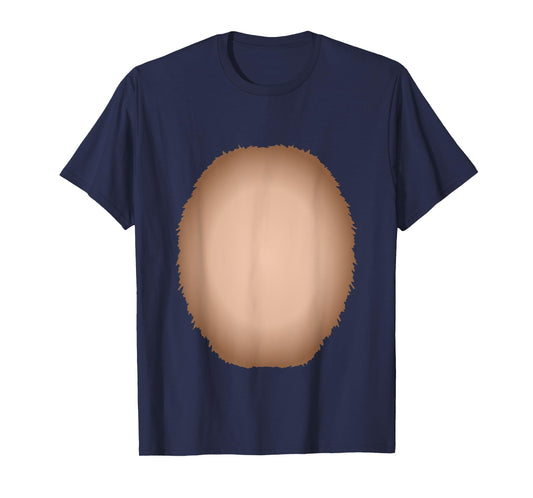 Funny lazy DIY bear belly costume for halloween party T-Shirt