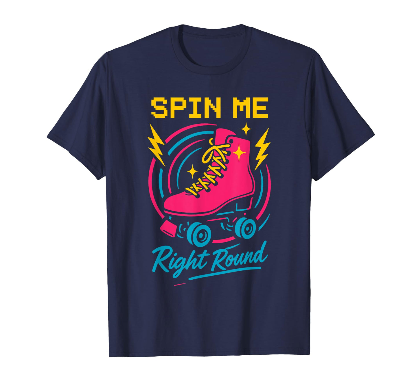 Roller Rink Crew Retro Skate Disco Vibes Rink Life Skating T-Shirt