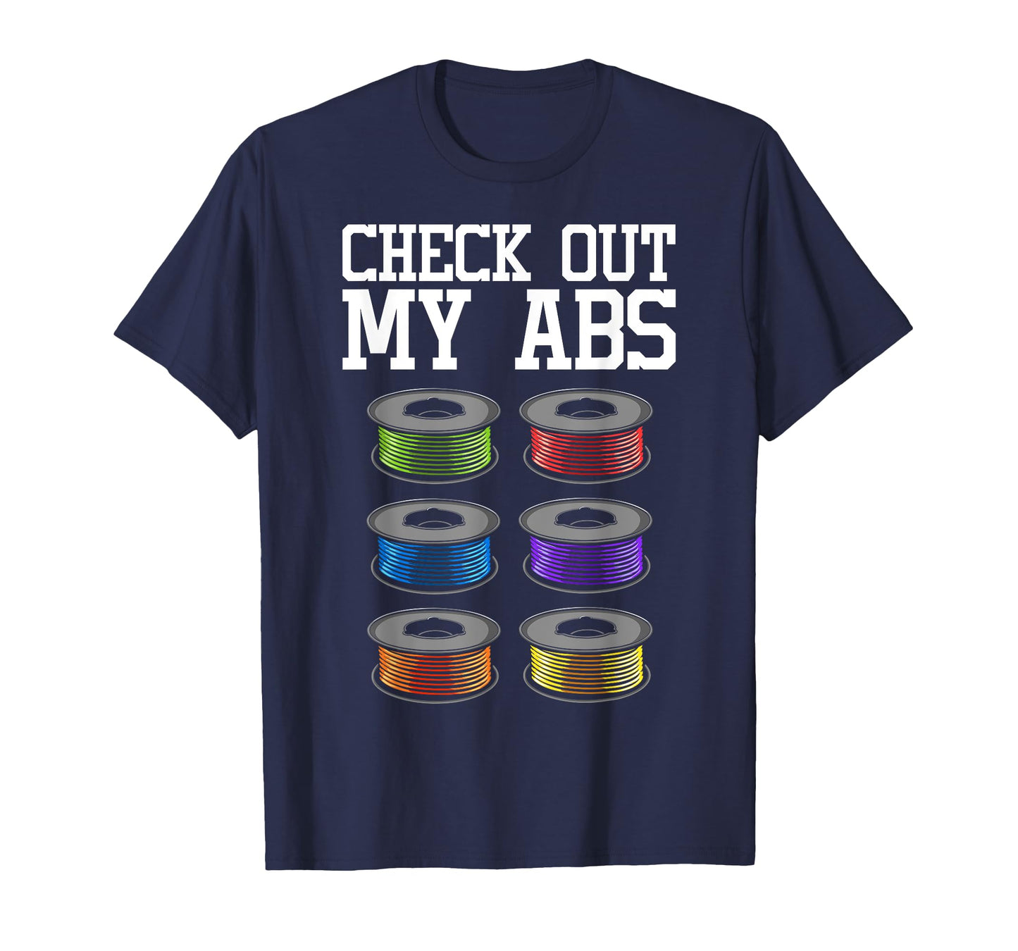 Funny 3D Printing Designs For Men Women ABS Printer Filament T-Shirt