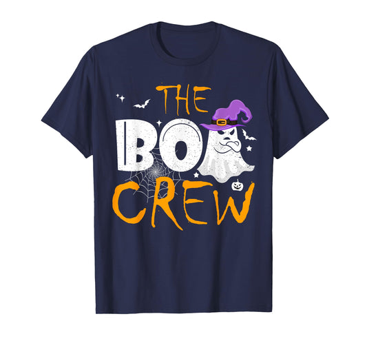 Halloween Ghost The Boo Crew Matching family Women Kids Men T-Shirt
